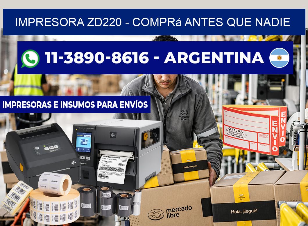 IMPRESORA ZD220 - Comprá antes que nadie