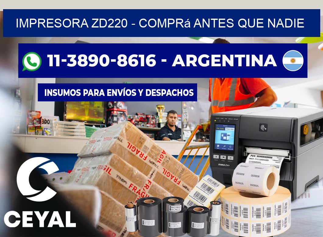 IMPRESORA ZD220 – Comprá antes que nadie