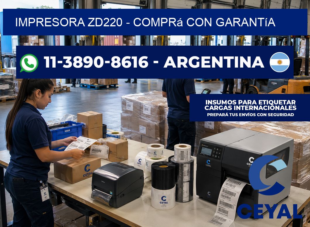 IMPRESORA ZD220 – Comprá con garantía