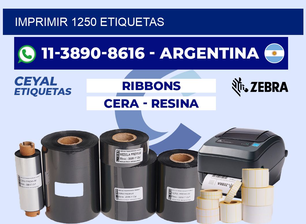 IMPRIMIR 1250 ETIQUETAS