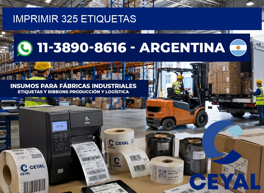 IMPRIMIR 325 ETIQUETAS