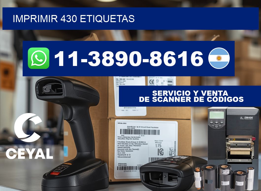 IMPRIMIR 430 ETIQUETAS