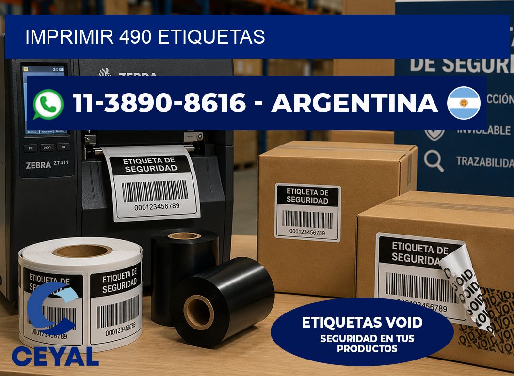 IMPRIMIR 490 ETIQUETAS
