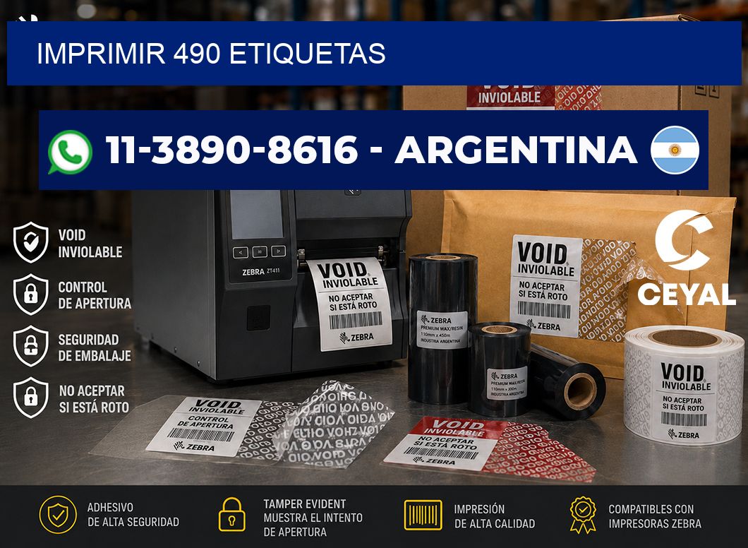 IMPRIMIR 490 ETIQUETAS