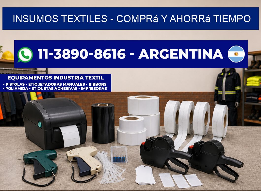 INSUMOS TEXTILES – Comprá y ahorrá tiempo