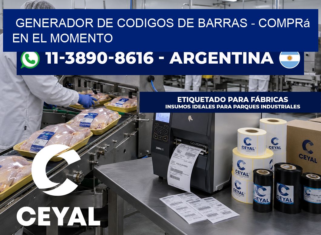 generador de codigos de barras - Comprá en el momento