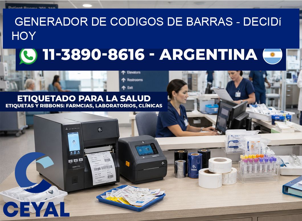 generador de codigos de barras - Decidí hoy