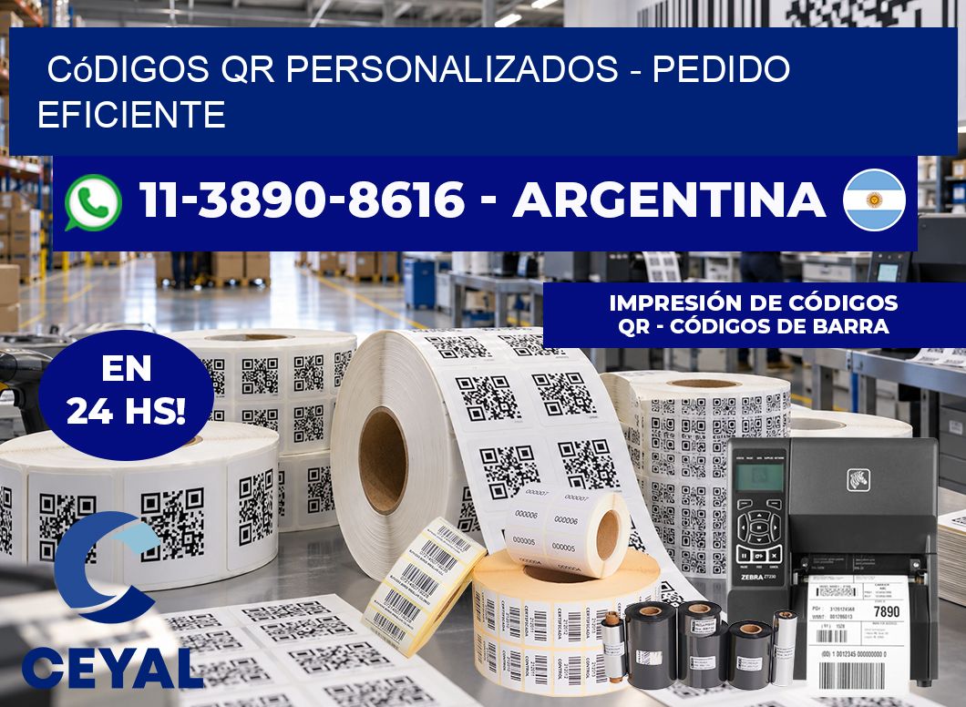 Códigos QR Personalizados - Pedido eficiente