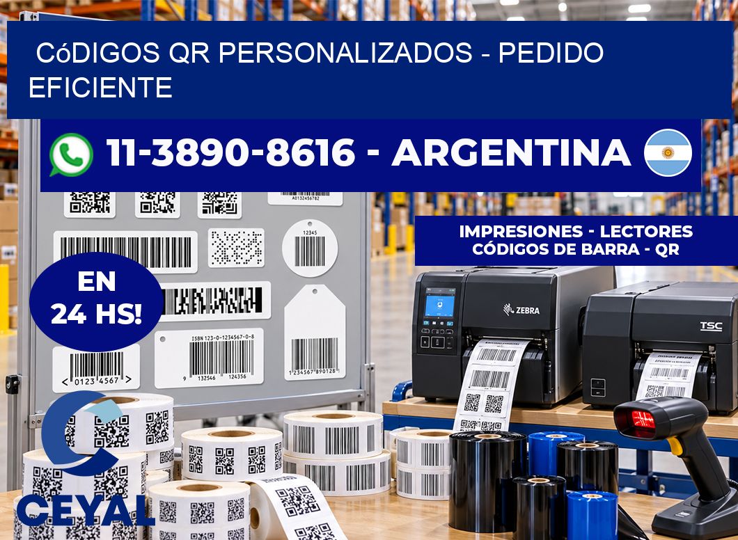 Códigos QR Personalizados - Pedido eficiente