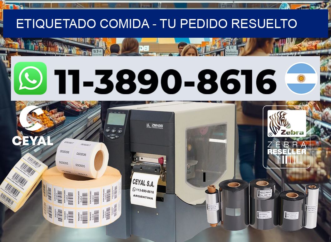 Etiquetado comida - Tu pedido resuelto