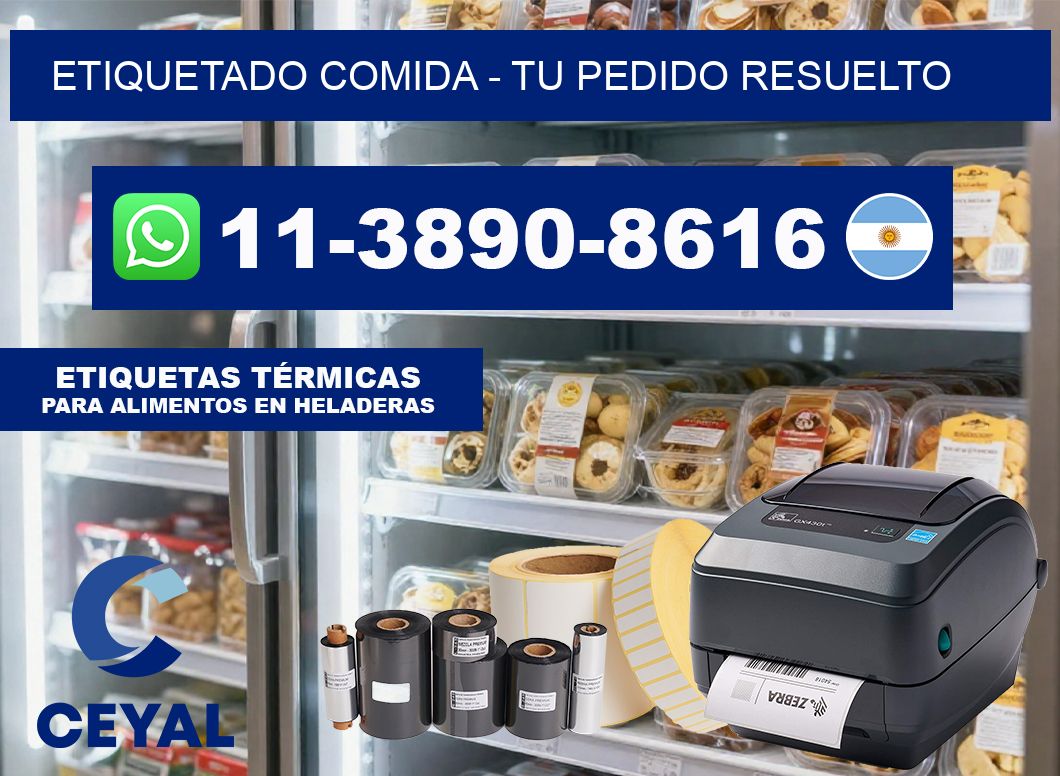 Etiquetado comida - Tu pedido resuelto