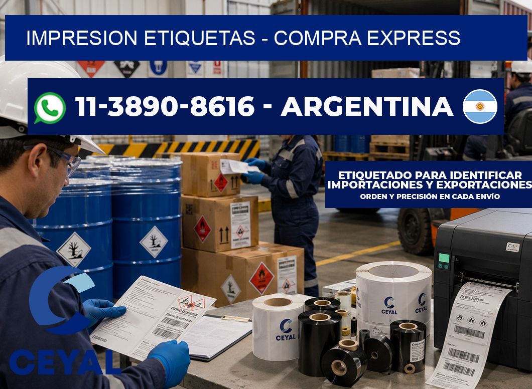 IMPRESION ETIQUETAS – Compra express