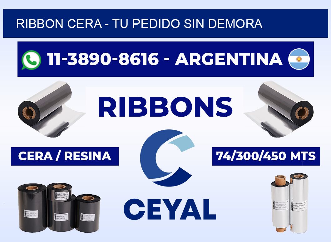 Ribbon cera - Tu pedido sin demora