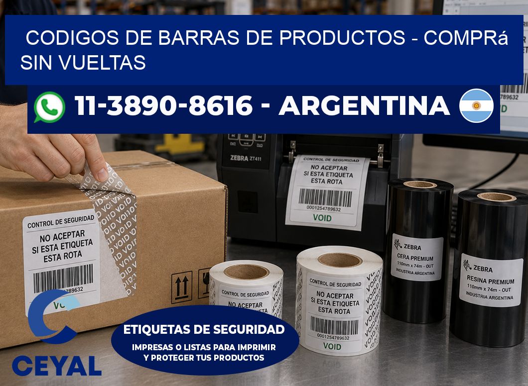 codigos de barras de productos - Comprá sin vueltas