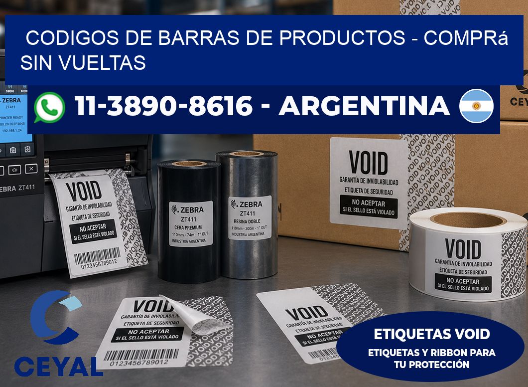 codigos de barras de productos - Comprá sin vueltas