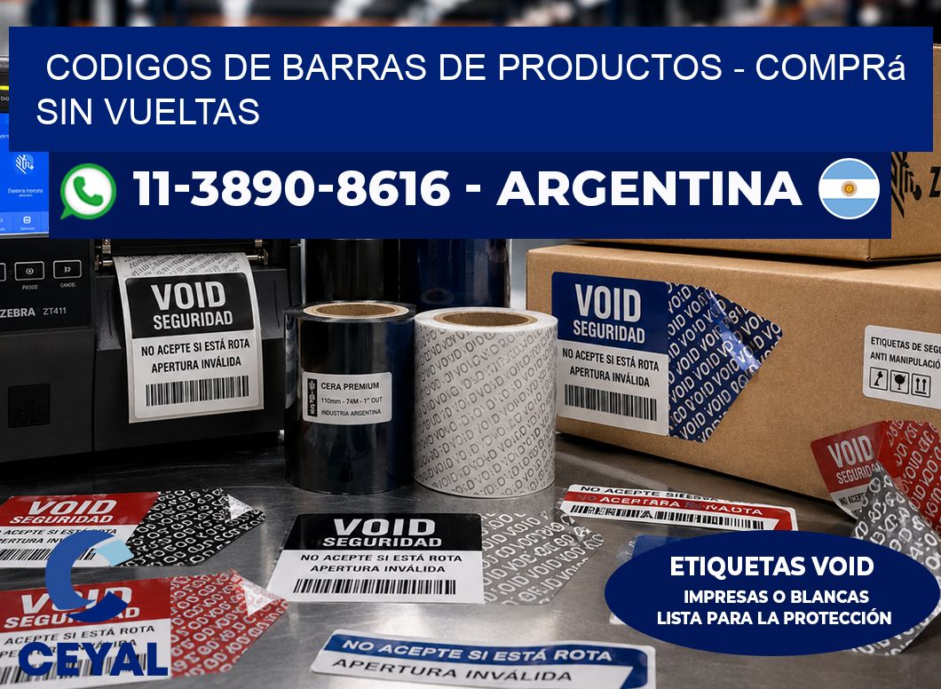 codigos de barras de productos - Comprá sin vueltas