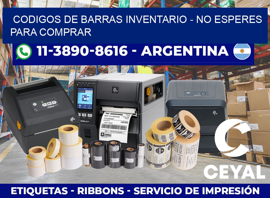 codigos de barras inventario - No esperes para comprar