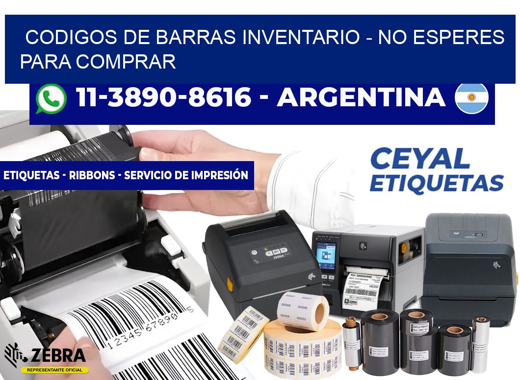 codigos de barras inventario - No esperes para comprar