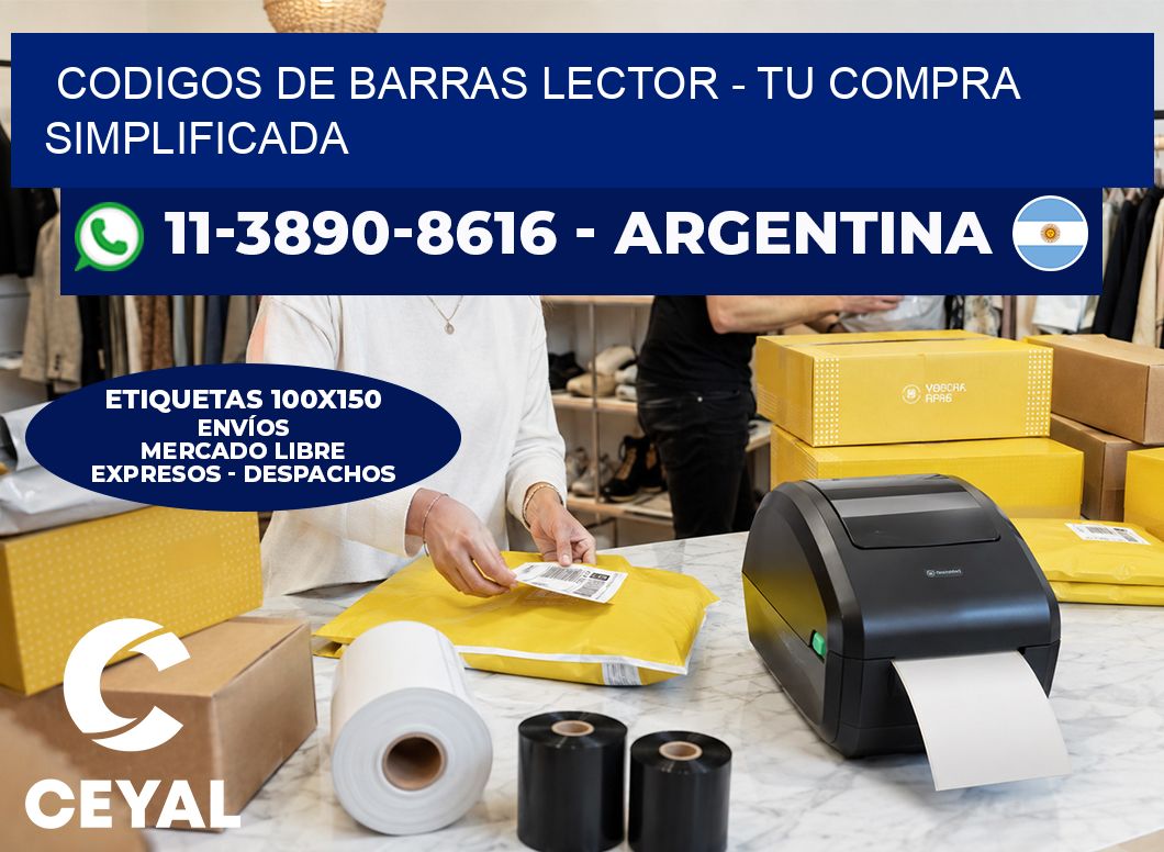 codigos de barras lector - Tu compra simplificada