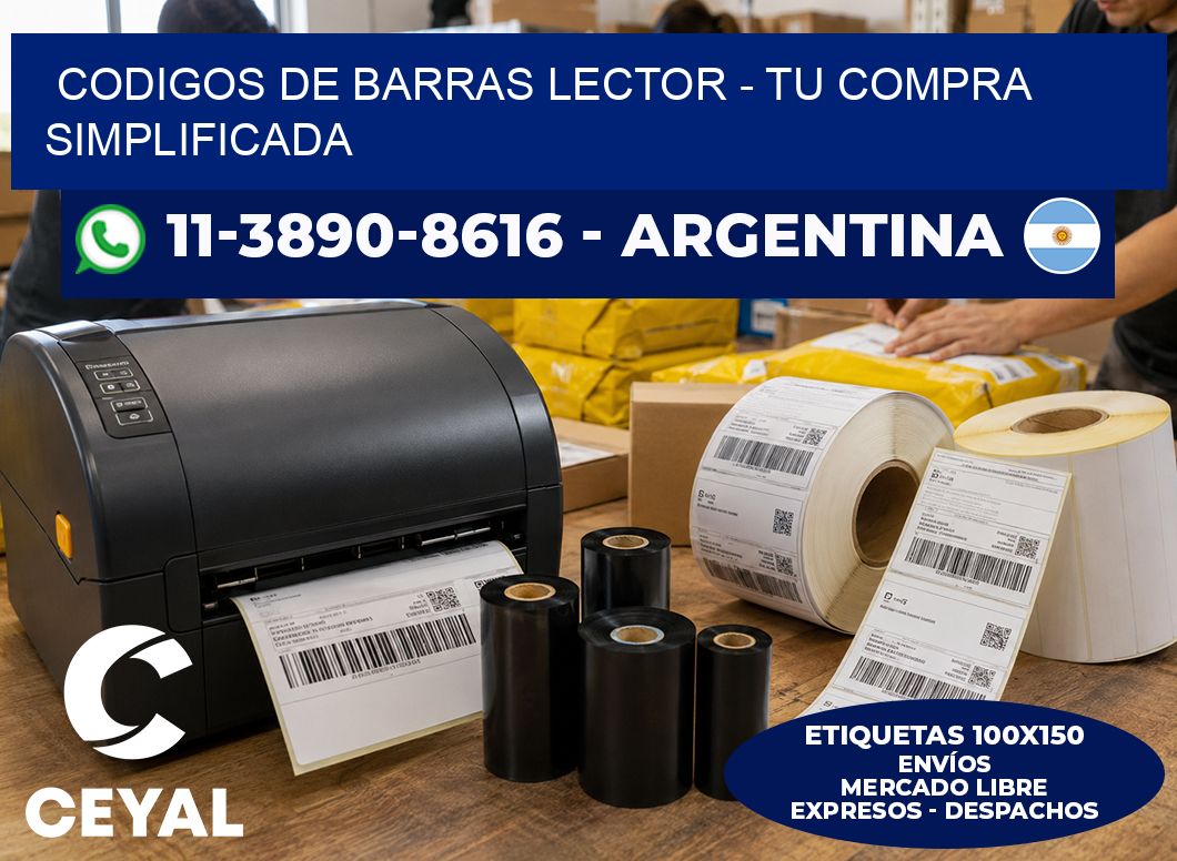 codigos de barras lector - Tu compra simplificada