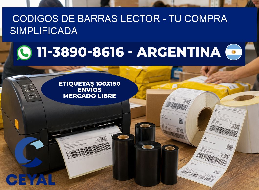 codigos de barras lector - Tu compra simplificada