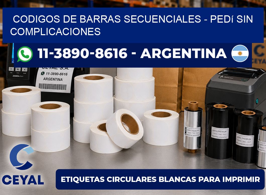 codigos de barras secuenciales - Pedí sin complicaciones