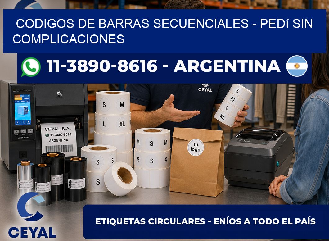 codigos de barras secuenciales – Pedí sin complicaciones