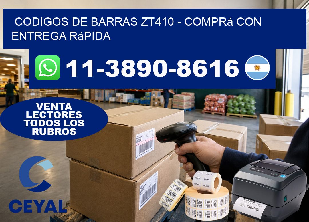 codigos de barras zt410 - Comprá con entrega rápida
