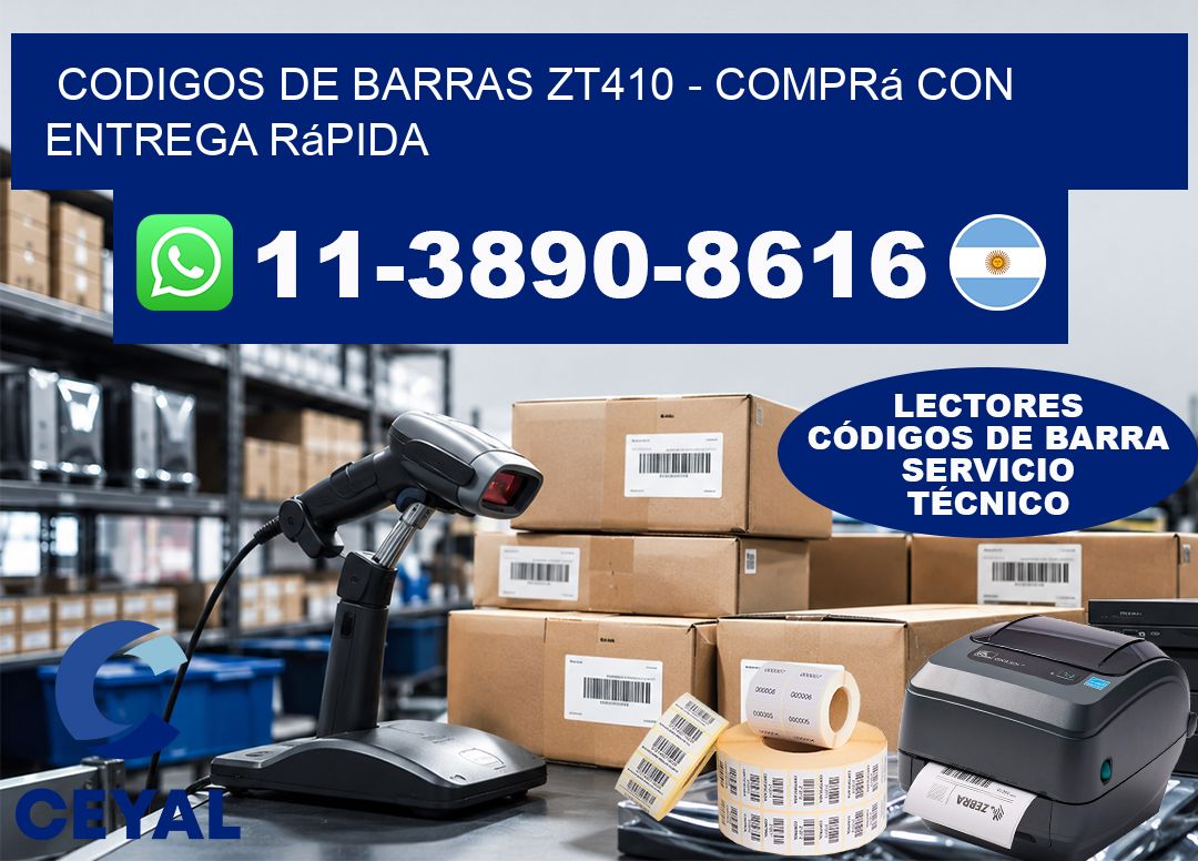 codigos de barras zt410 - Comprá con entrega rápida
