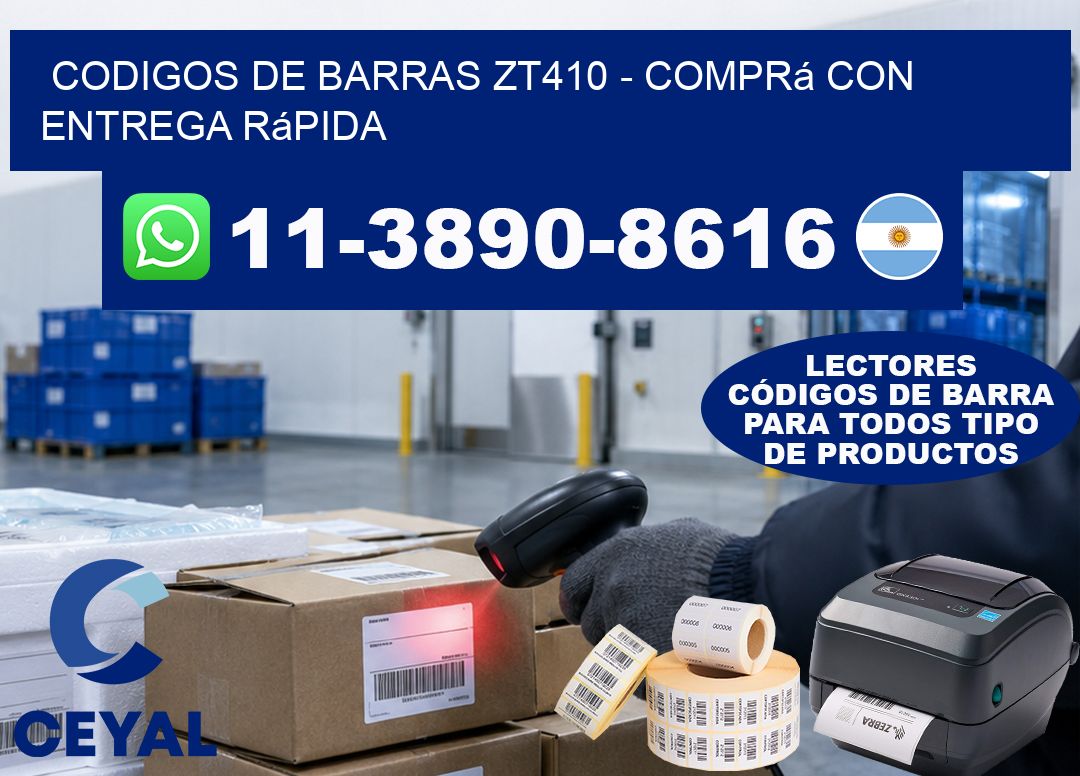 codigos de barras zt410 - Comprá con entrega rápida