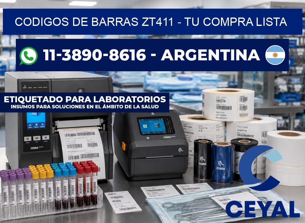 codigos de barras zt411 - Tu compra lista