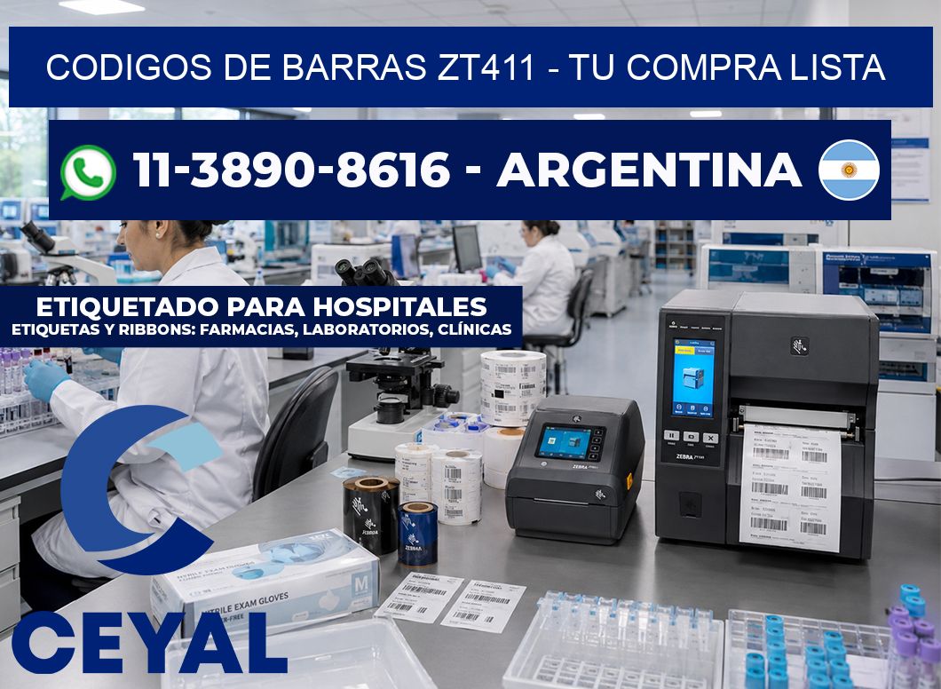 codigos de barras zt411 - Tu compra lista