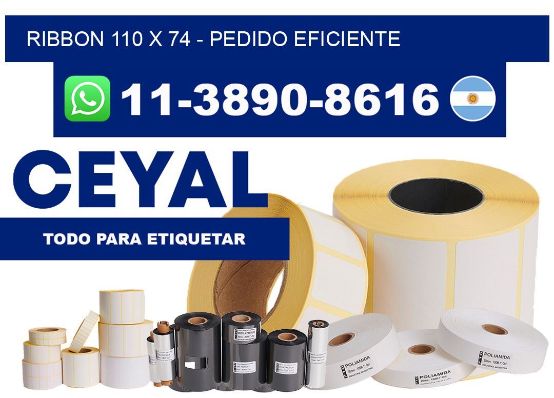 ribbon 110 x 74 - Pedido eficiente