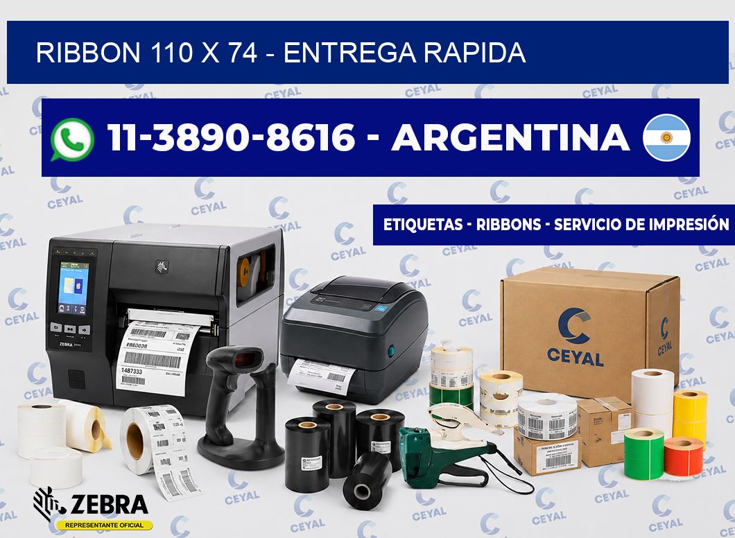 ribbon 110 x 74 - entrega rapida