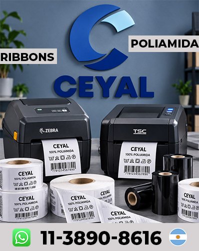 ROLLOS DE RIBBON ZEBRA - Consultá y avanzá