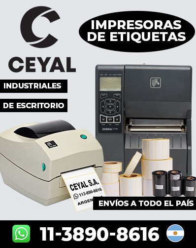 etiquetas termica ribbon - recibí mañana